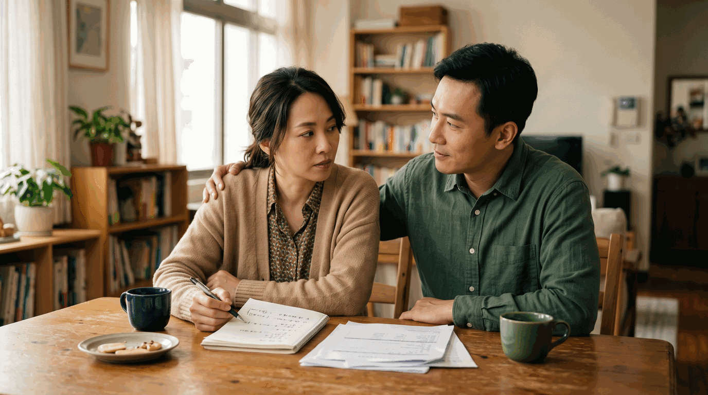 配偶或家人欠債,會連累到我嗎?夫妻、繼承債務一次看懂|情境示意